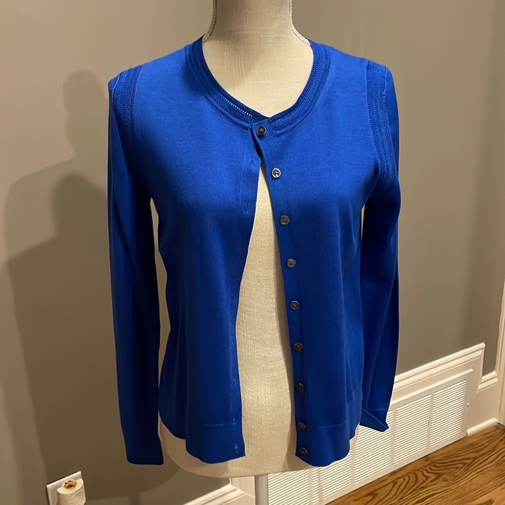 Beautiful Royal Blue Cardigan LIKE NEW